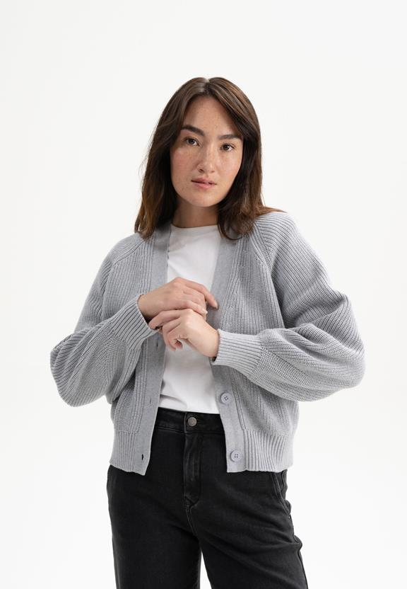 Rib Gebreid Vest Bhuma Grijs MÃªlee via Shop Like You Give a Damn