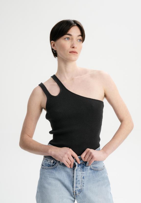 Top One Shoulder Rojana Zwart from Shop Like You Give a Damn