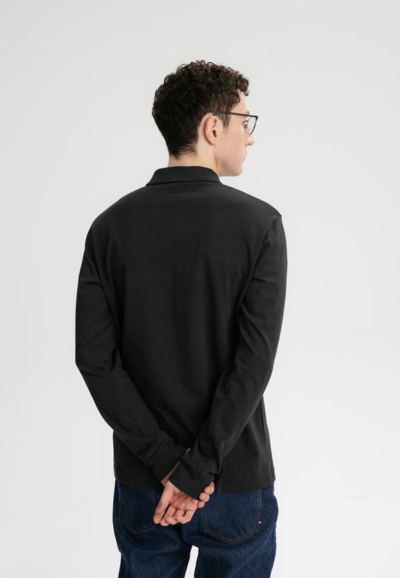 Poloshirt Divit Zwart from Shop Like You Give a Damn