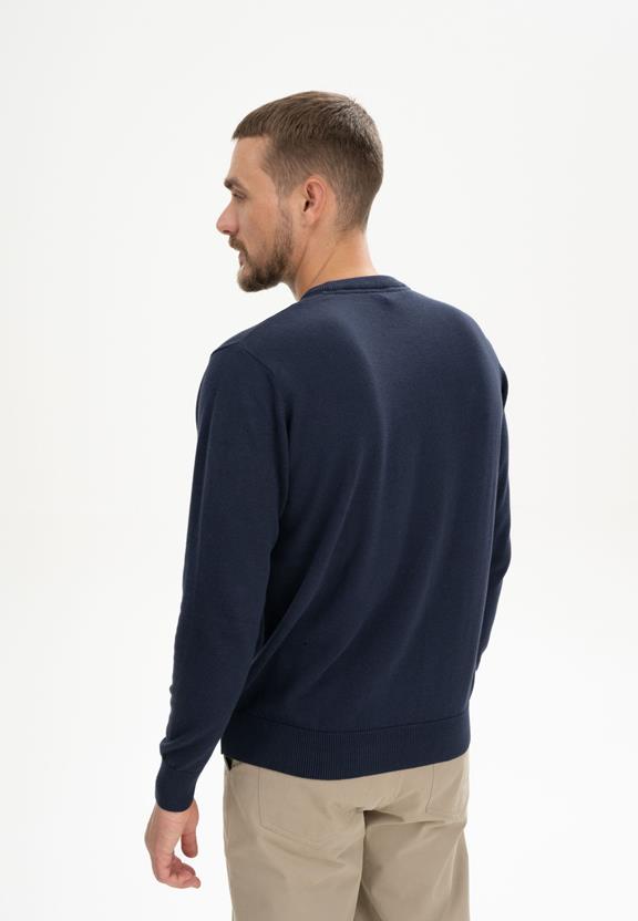 Trui Fijn Gebreid Himal Marineblauw from Shop Like You Give a Damn