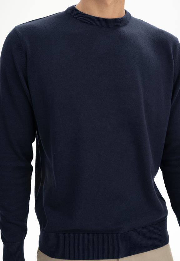 Trui Fijn Gebreid Himal Marineblauw from Shop Like You Give a Damn