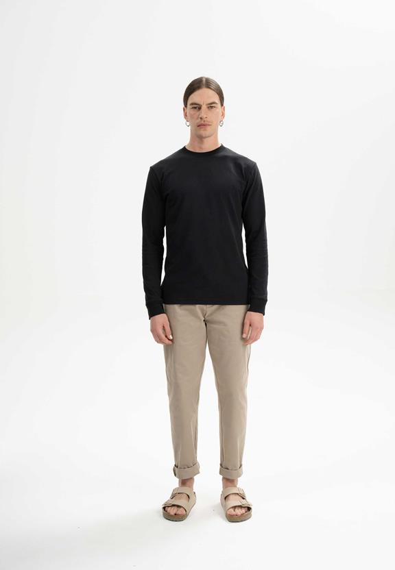 Shirt Lange Mouw Tejas Zwart from Shop Like You Give a Damn