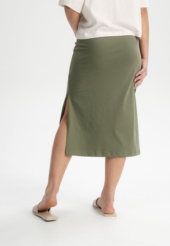 Rok Midi Divari Tijm Groen from Shop Like You Give a Damn
