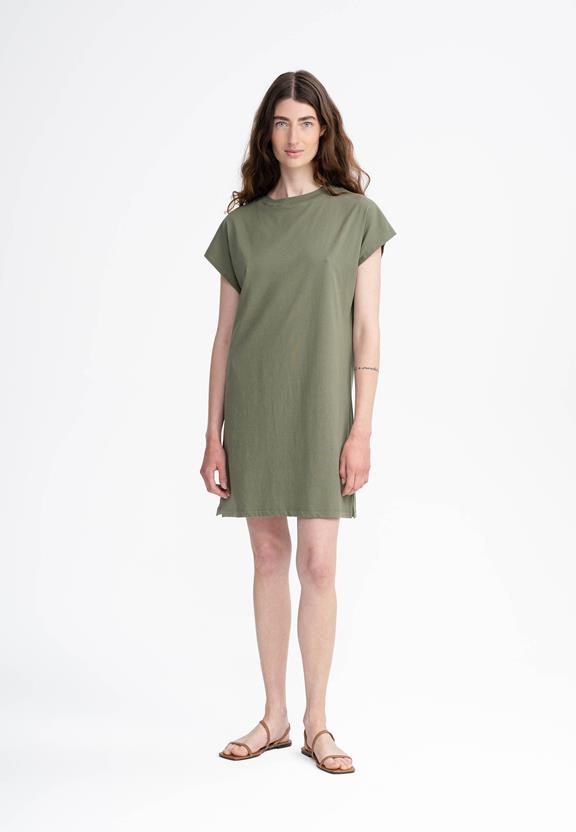 T-Shirt Jurk Sunea Tijm Groen via Shop Like You Give a Damn