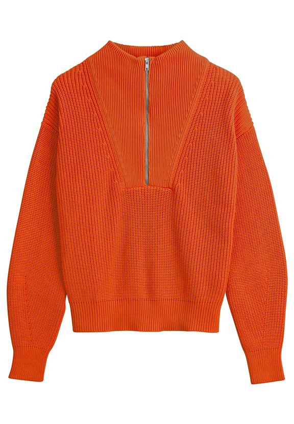 Troyer Ribgebreid Kimaya Oranje Baksteen from Shop Like You Give a Damn