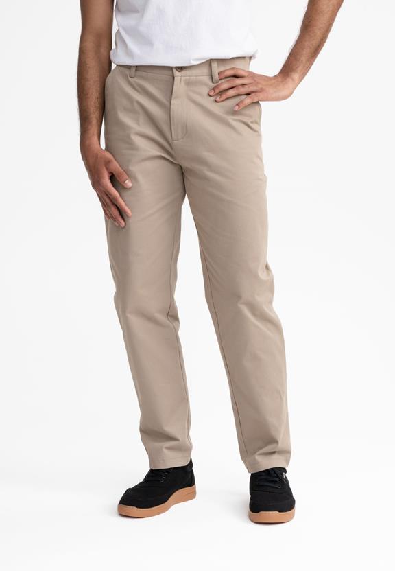 Twill Broek Pintu Koriander Beige via Shop Like You Give a Damn
