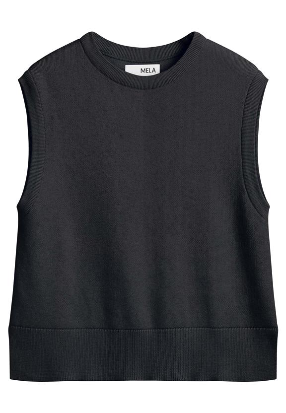 Vest Jacquard Knit Jamuna Zwart from Shop Like You Give a Damn