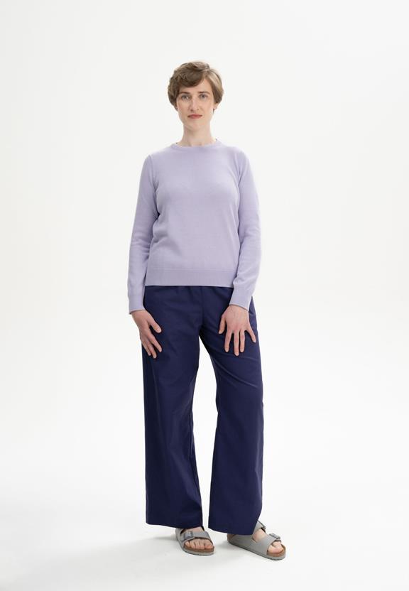 Trui Fine Knit Dhana Crocus Paars from Shop Like You Give a Damn