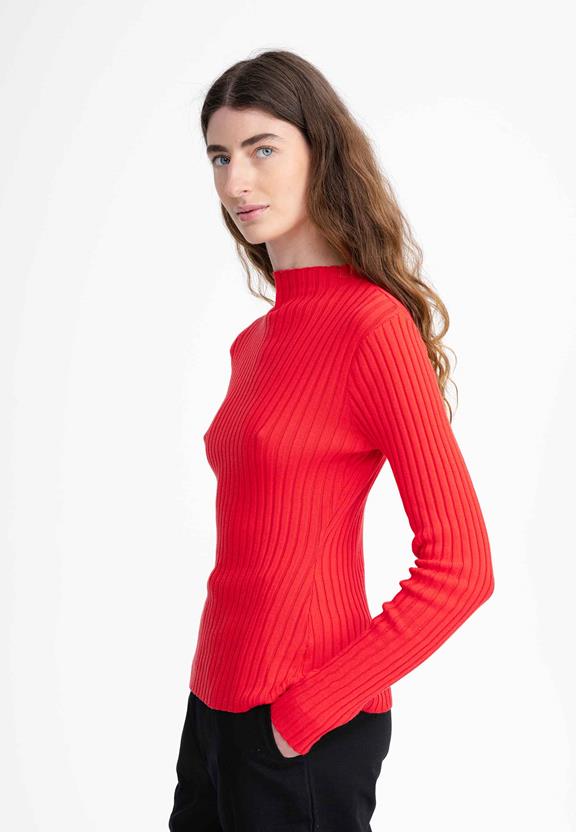 Gebreide Trui Namari Poppy Rood from Shop Like You Give a Damn