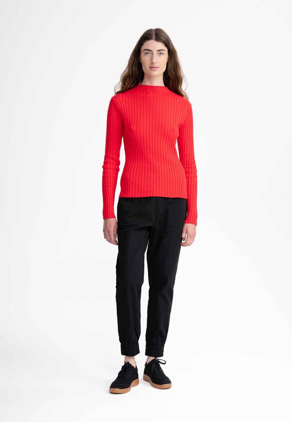Gebreide Trui Namari Poppy Rood from Shop Like You Give a Damn