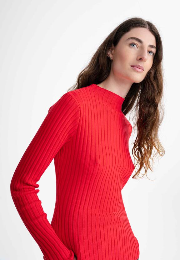 Gebreide Trui Namari Poppy Rood from Shop Like You Give a Damn
