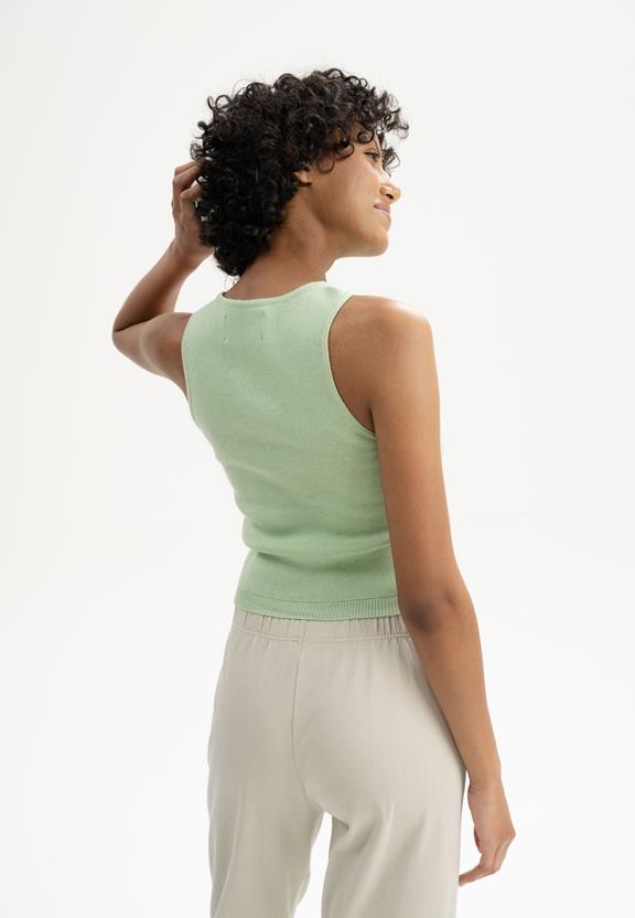 Gebreide Top Nikara Spring Melange Groen from Shop Like You Give a Damn