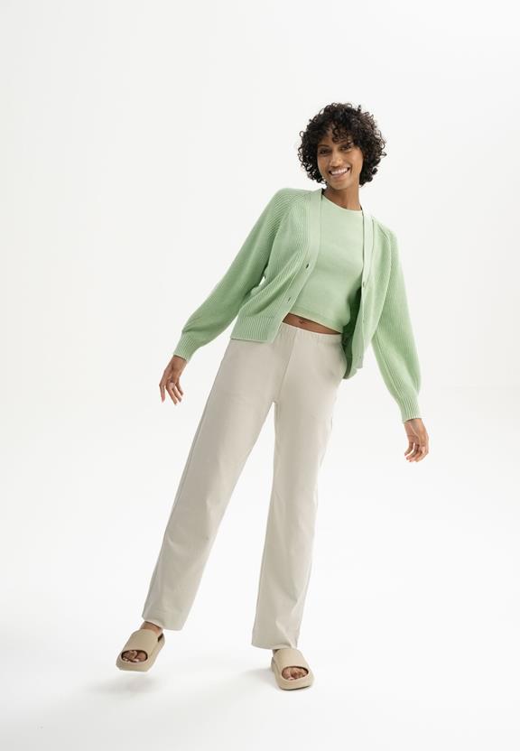 Gebreide Top Nikara Spring Melange Groen from Shop Like You Give a Damn