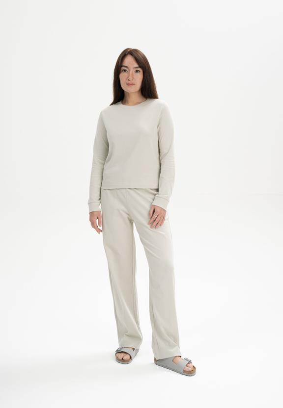 T-Shirt Lange Mouw Zware Aastha Berk Beige from Shop Like You Give a Damn