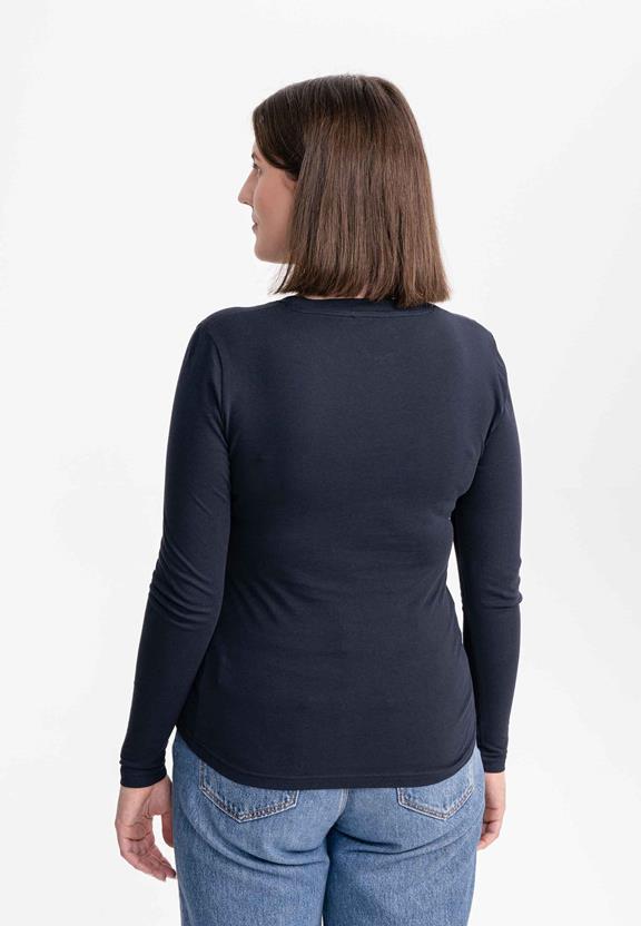 Dhivya Basic Lange Mouwen Marineblauw from Shop Like You Give a Damn