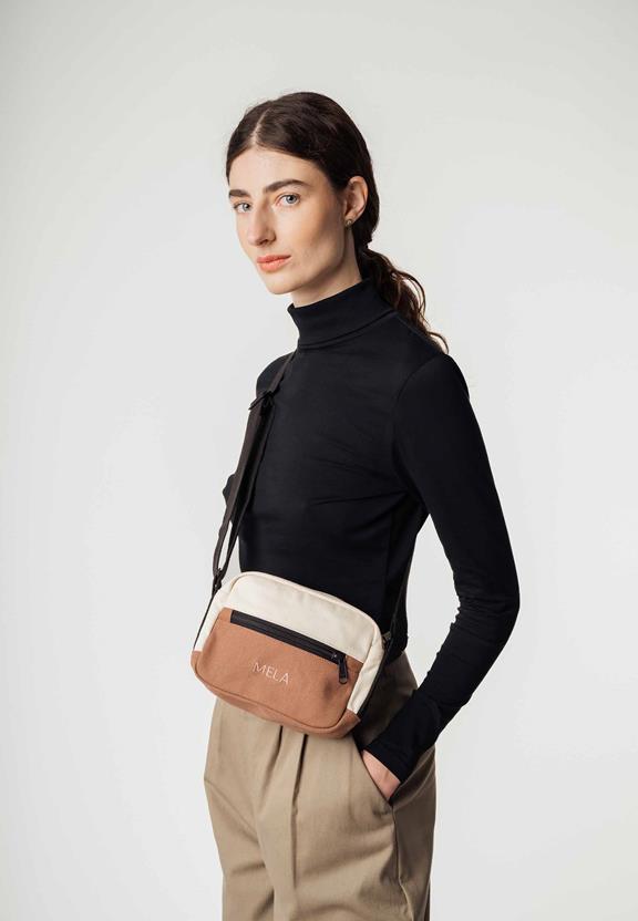 Tas Patni Nougat Bruin/CrÃ¨me from Shop Like You Give a Damn