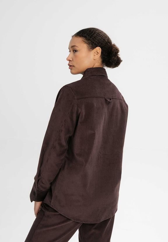 Overshirt Corduroy Jiya Walnootbruin from Shop Like You Give a Damn