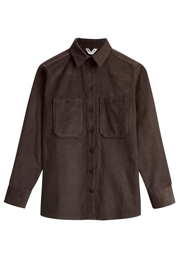 Overshirt Corduroy Jiya Walnootbruin from Shop Like You Give a Damn