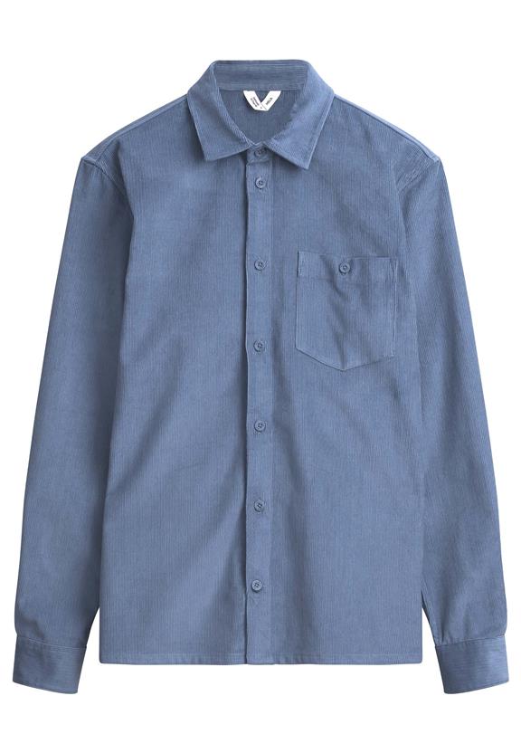 Overhemd Corduroy Nimit Dove Blue from Shop Like You Give a Damn