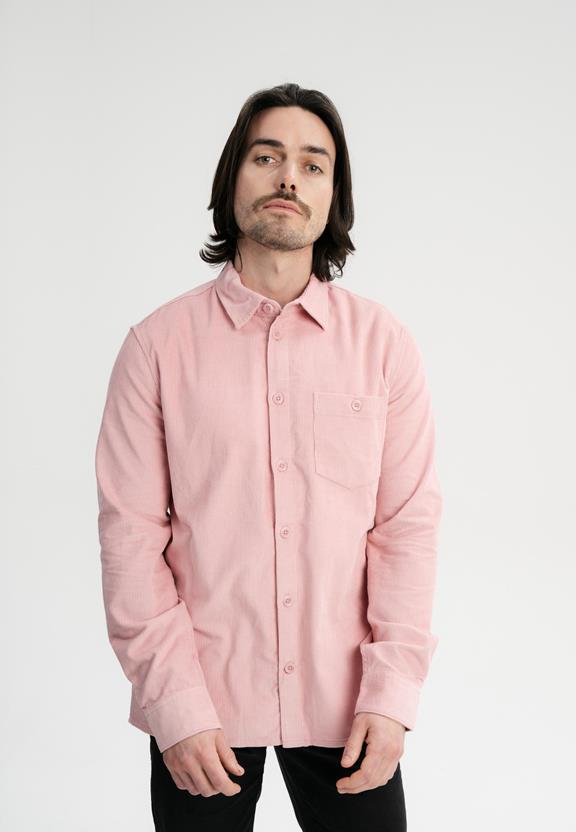 Overhemd Corduroy Nimit Rose Roze via Shop Like You Give a Damn