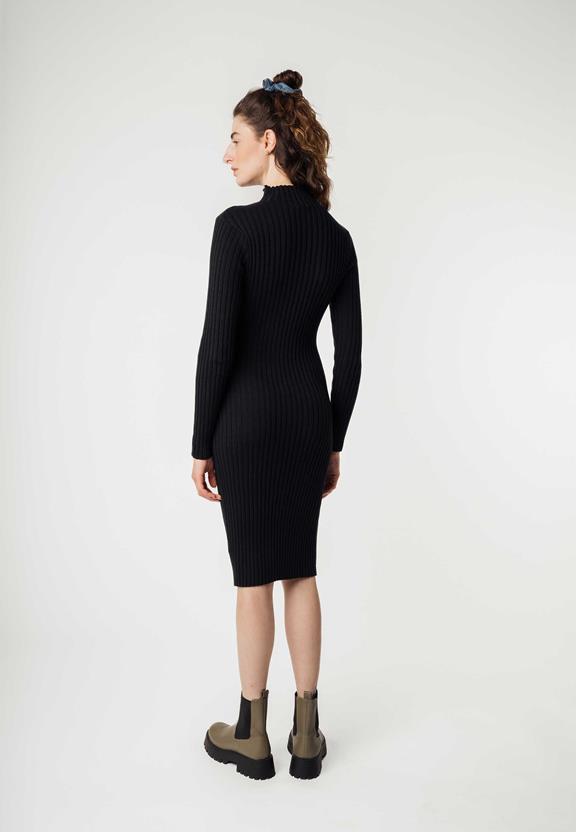 Jurk Rib Knit Shivani Zwart from Shop Like You Give a Damn