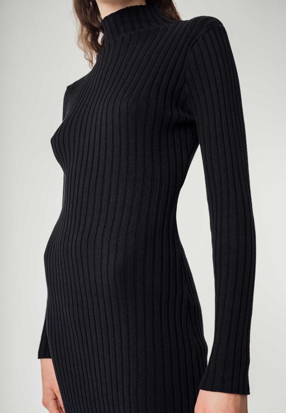 Jurk Rib Knit Shivani Zwart from Shop Like You Give a Damn