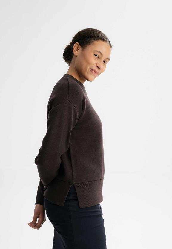 Gebreide Trui Faiza Donkerbruin from Shop Like You Give a Damn