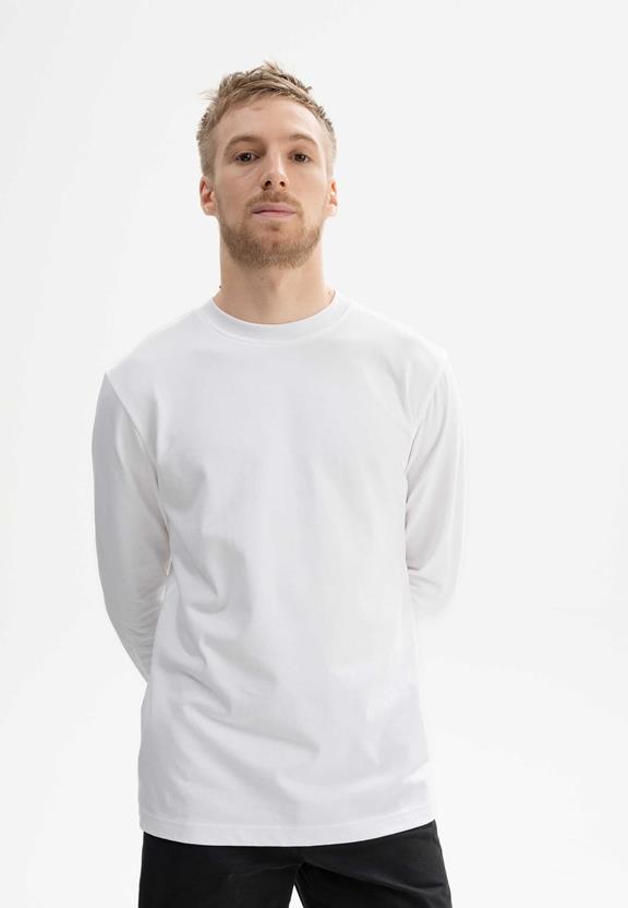 Shirt Lange Mouw Tejas Wit via Shop Like You Give a Damn