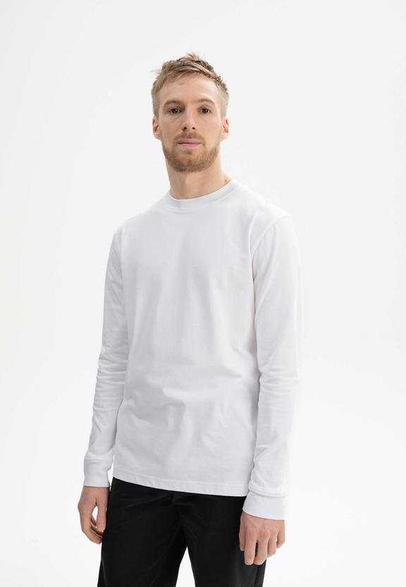 Shirt Lange Mouw Tejas Wit from Shop Like You Give a Damn
