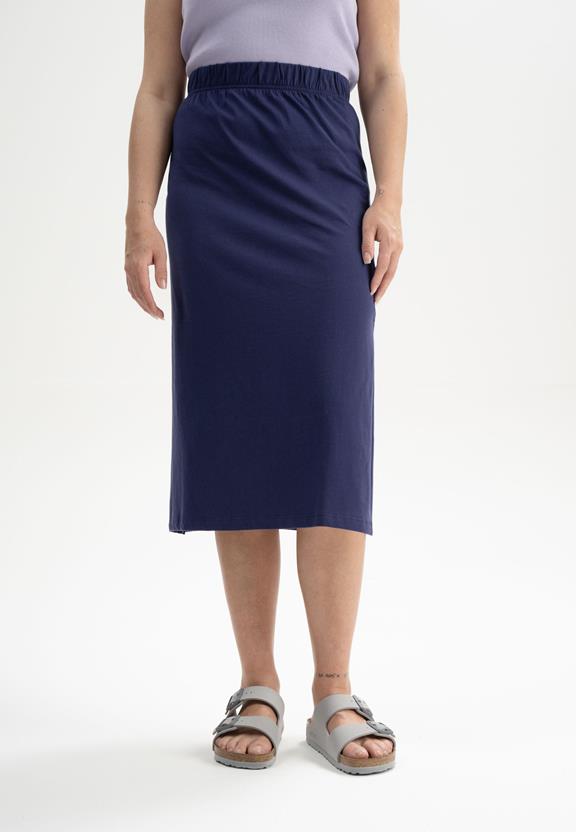 Rok Midi Divari Zomernacht Paars via Shop Like You Give a Damn