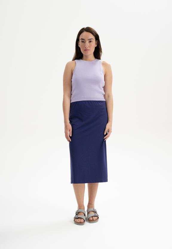 Rok Midi Rock Divari Summer Night Paars from Shop Like You Give a Damn