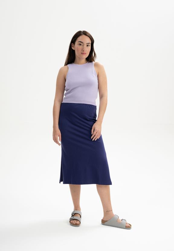 Rok Midi Rock Divari Summer Night Paars from Shop Like You Give a Damn