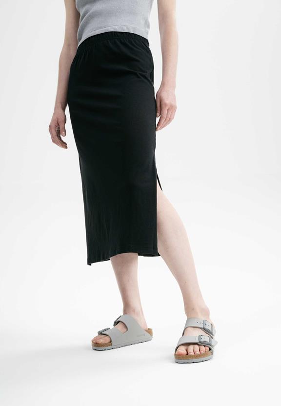 Rok Midi Rock Divari Zwart from Shop Like You Give a Damn