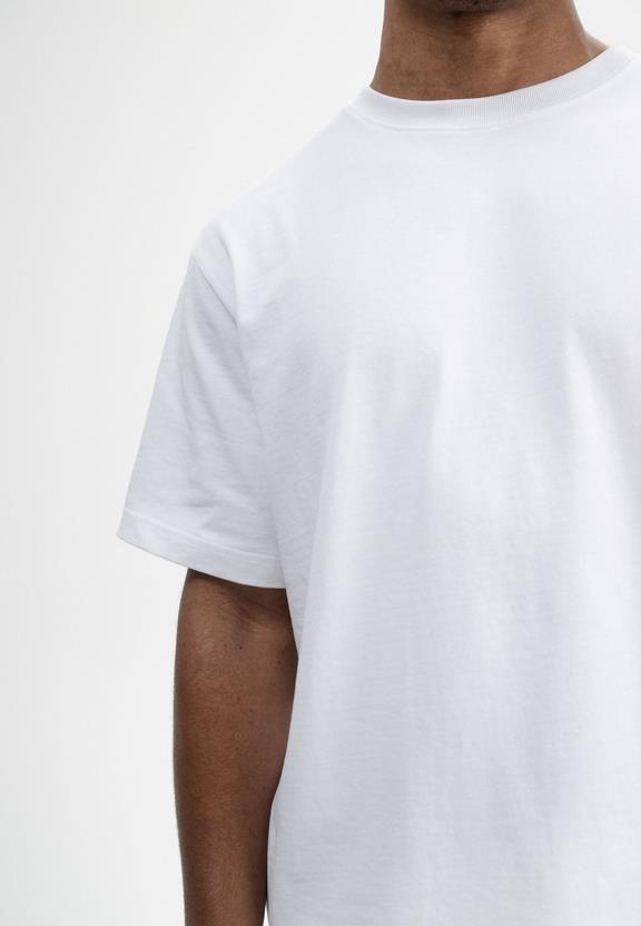 T-Shirt Oversized Zware Bhajan Wit from Shop Like You Give a Damn