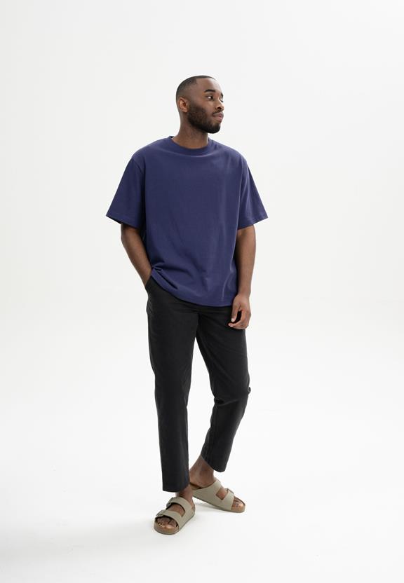 T-Shirt Oversized Heavy Bhajan Zomernacht Paars from Shop Like You Give a Damn