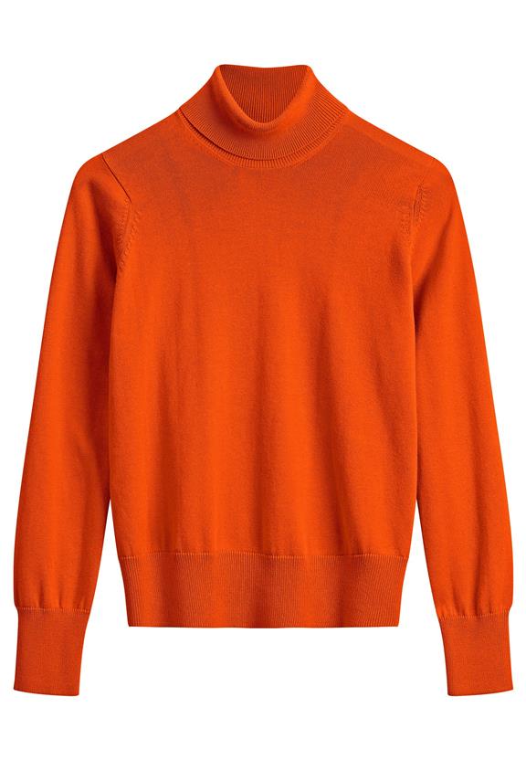 Fijngebreide Trui Coltrui Mayura Oranje Baksteen from Shop Like You Give a Damn