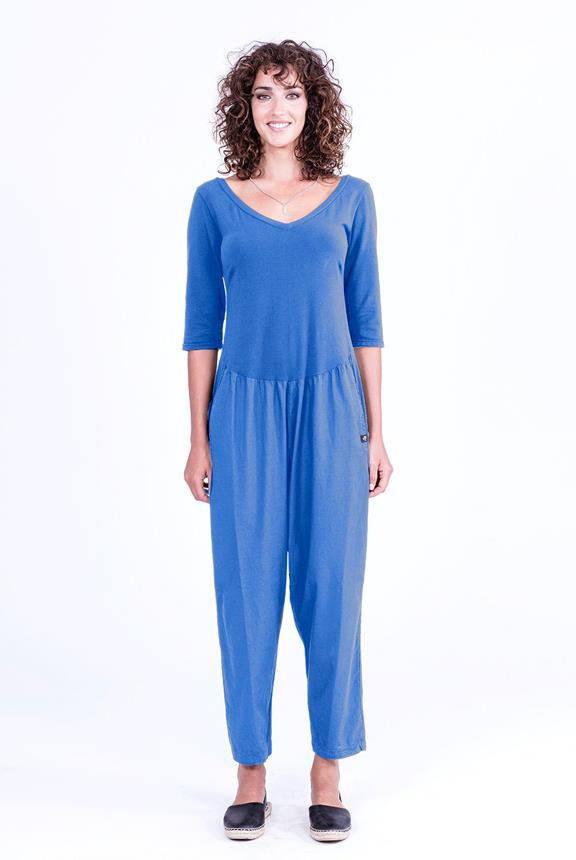 Jumpsuit Midnight Mono Klein Blauw via Shop Like You Give a Damn