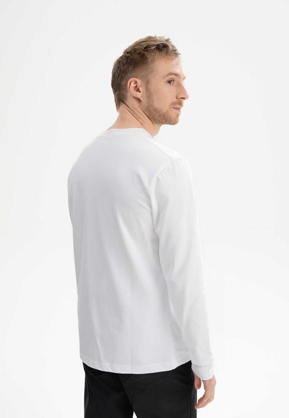 Shirt Lange Mouw Tejas Wit from Shop Like You Give a Damn