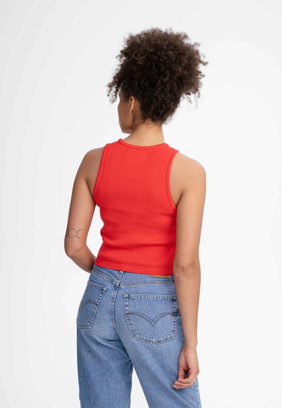 Gebreide Top Nikara Poppy Red from Shop Like You Give a Damn