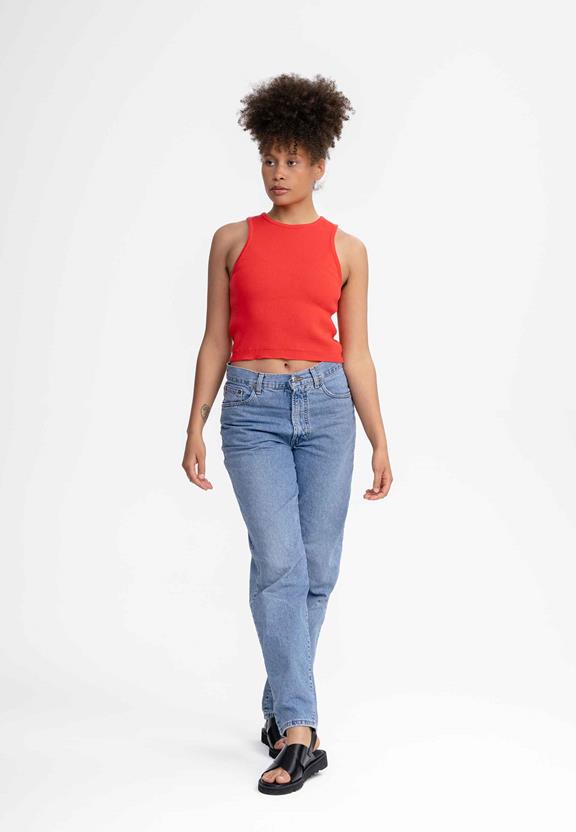 Gebreide Top Nikara Poppy Red from Shop Like You Give a Damn