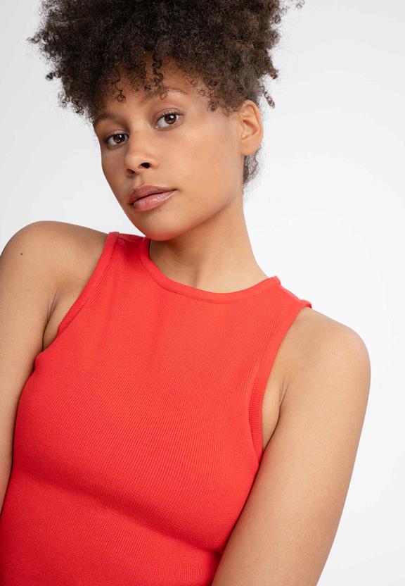 Gebreide Top Nikara Poppy Red from Shop Like You Give a Damn