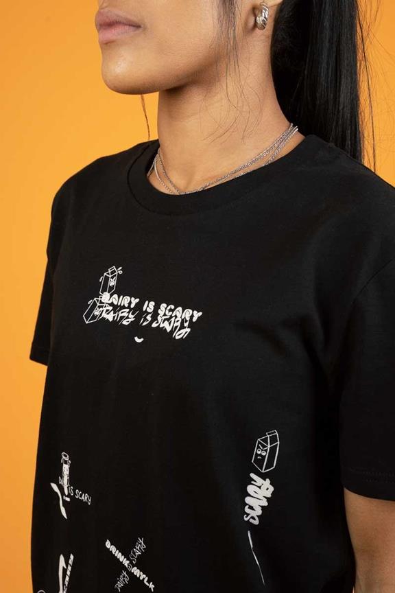 T-Shirt Dairy Is Scary Black 4