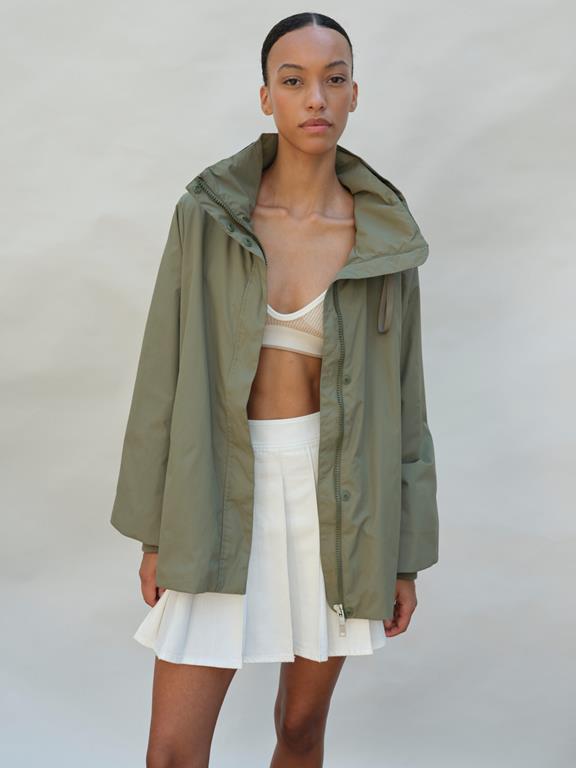Regenjas Hydra Faded Olive via Shop Like You Give a Damn
