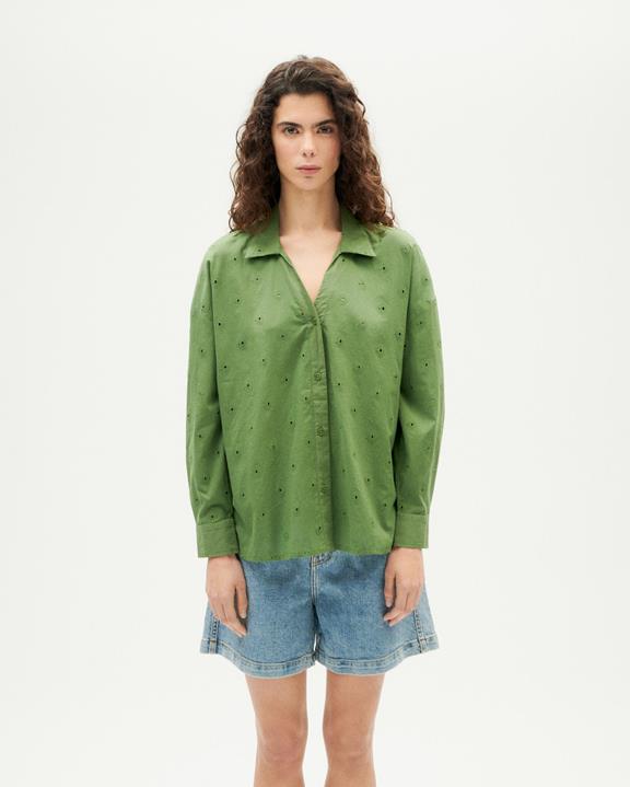 Blouse Margaret Cactus Groen from Shop Like You Give a Damn