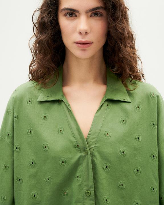 Blouse Margaret Cactus Groen from Shop Like You Give a Damn