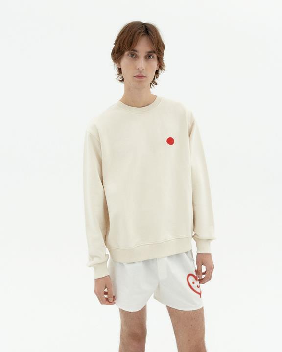 Sweatshirt Zonsondergang Leon Wit via Shop Like You Give a Damn