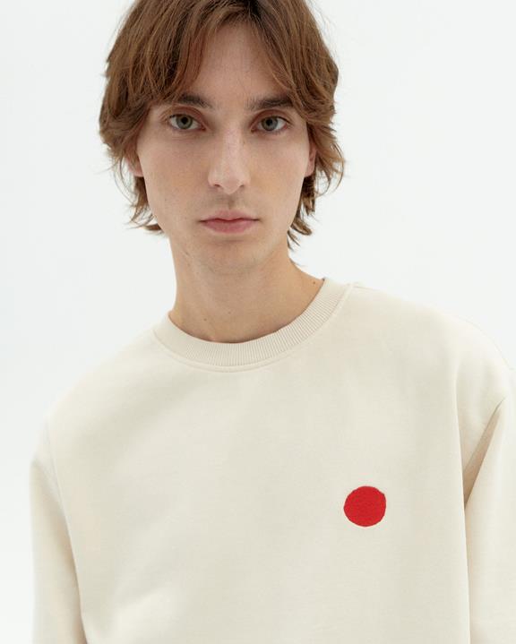 Sweatshirt Zonsondergang Leon Wit from Shop Like You Give a Damn