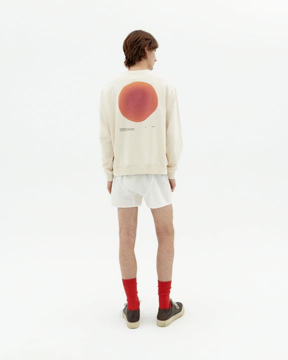 Sweatshirt Zonsondergang Leon Wit from Shop Like You Give a Damn
