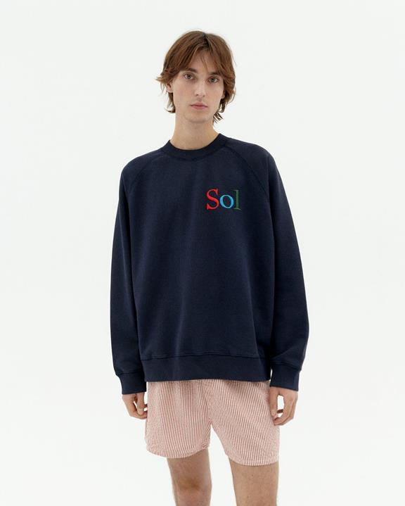 Sweatshirt Zon Type Pepe Marineblauw via Shop Like You Give a Damn