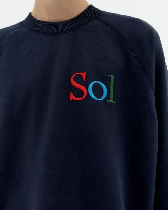Sweatshirt Zon Type Pepe Marineblauw from Shop Like You Give a Damn